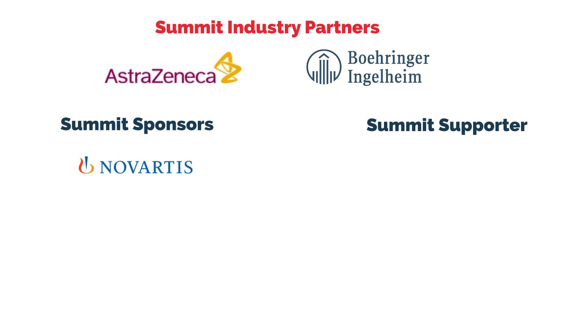 Summit Sponosors